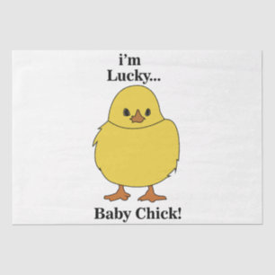 Chicks I'm Lucky Baby Chick Tissue Paper