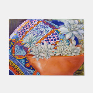 Chicks n Hens n Talavera Floor Mat