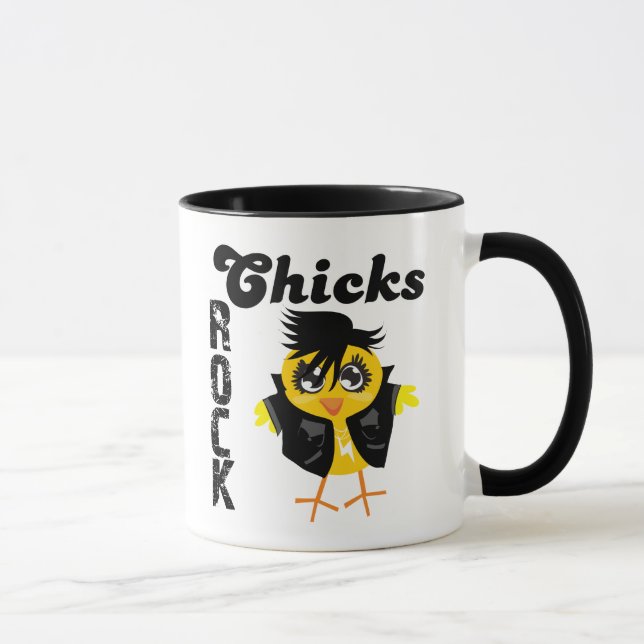 Chicks Rock Mug (Right)