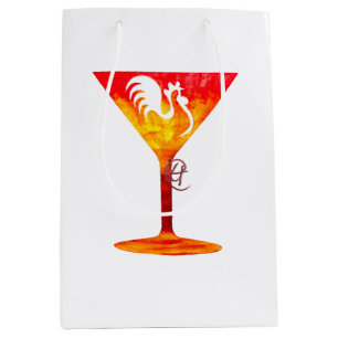 Chicktini Martini Art  Medium Gift Bag