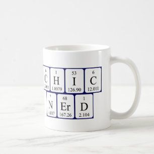 ChicNerd periodic table phrase mug