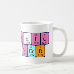 ChicNerd periodic table phrase mug
