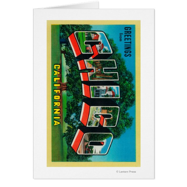 Chico, California - Large Letter Scenes (Front)