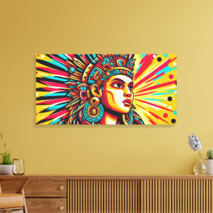 Chicomecōātl 7 canvas print