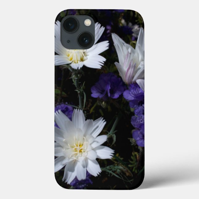Chicory and Phacelia Wildflowers Case-Mate iPhone Case (Back)