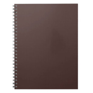 Chicory Coffee Solid Colour Print, Neutral Brown Notebook
