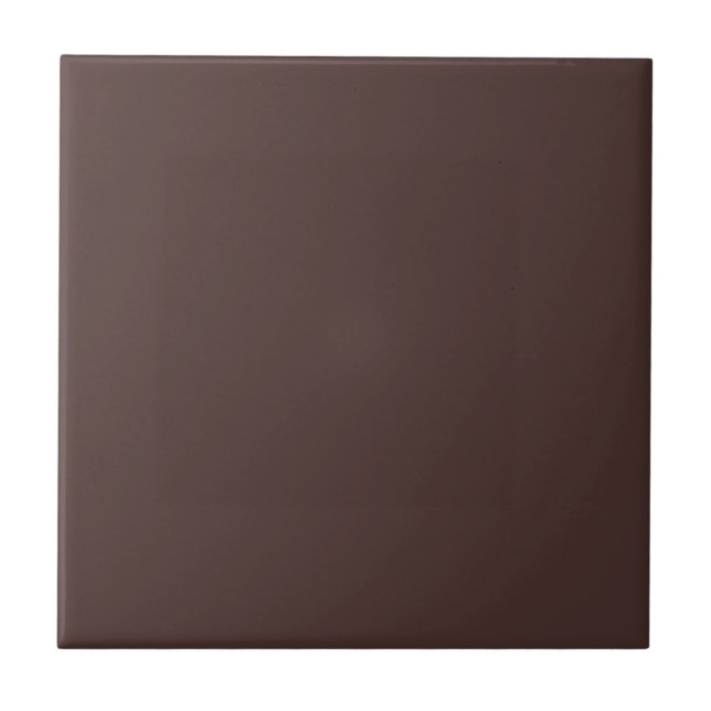 Chicory Coffee Solid Colour Print, Neutral Brown Tile (Front)