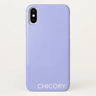 Chicory flower blue color name iPhone x case