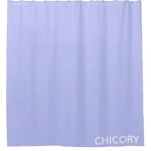 Chicory Flower blue color name Shower Curtain