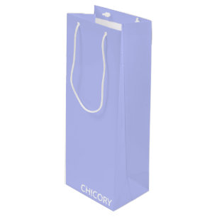 Chicory Flower blue color name Wine Gift Bag