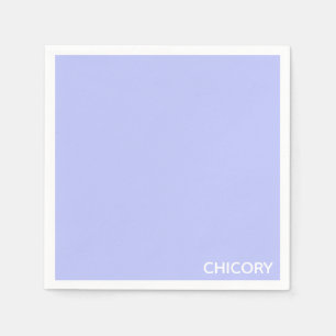 Chicory Flower blue colour name Napkin