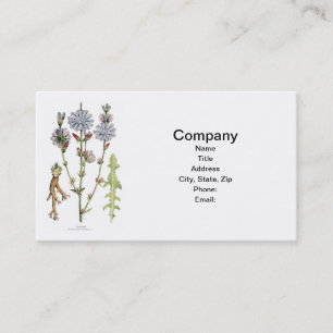 Chicory Vintage Botanical Business Card