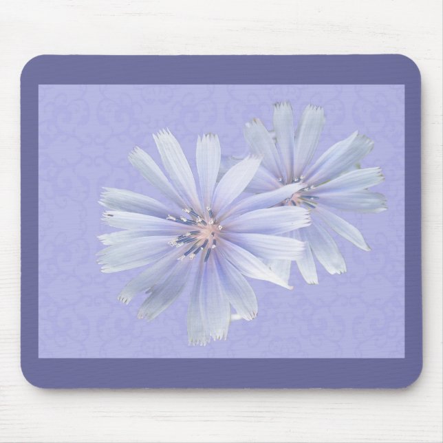 Chicory Wildflower Mouse Mat (Front)