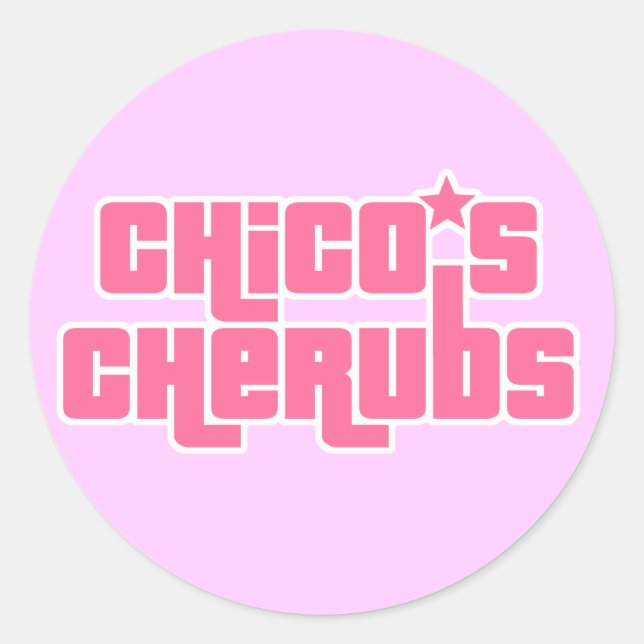 Chico's Cherubs Sticker (Front)