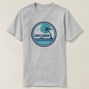 Chic's Beach Virginia Palm Tree Birds T-Shirt