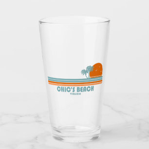 Chic's Beach Virginia Sun Palm Trees Glass