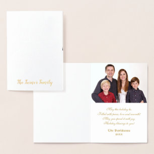 ChicThe Most Wonderful Time of the Year Photo Foil Card