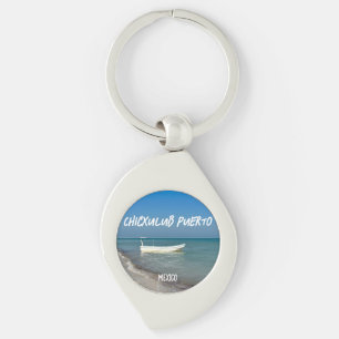 Chicxulub Puerto, Mexico - Metal Keychain