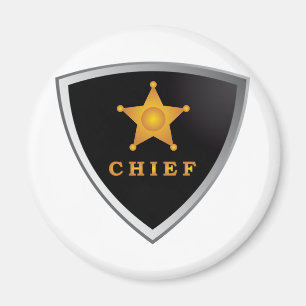 Chief badge magnet