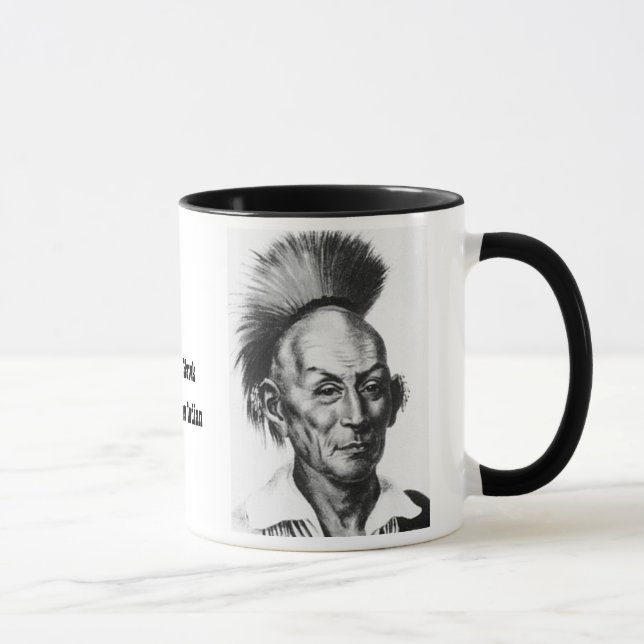 Chief Black Hawk Mug (Right)