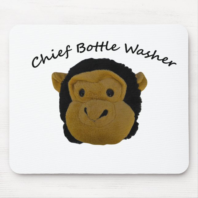 Chief Bottle Washer Mouse Mat (Front)