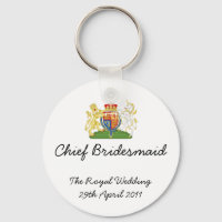 Chief Bridesmaid - Royal Wedding souvenir keychain