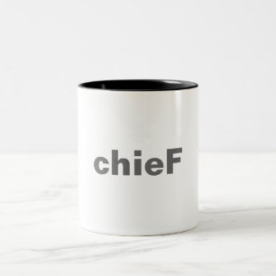 chieF - Caboose Style Two-Tone Coffee Mug