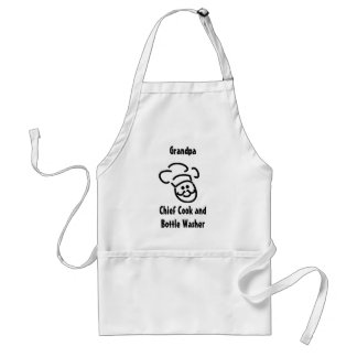 Chief Cook and Bottle Washer Standard Apron