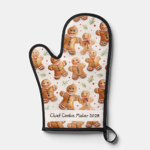 Chief Cookie Maker Gingerbread Oven Mitt