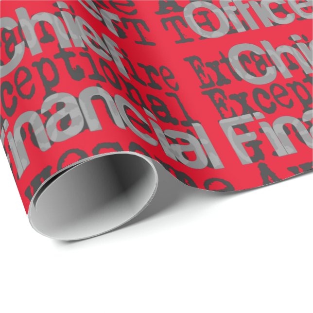Chief Financial Officer Extraordinaire Wrapping Paper (Roll Corner)