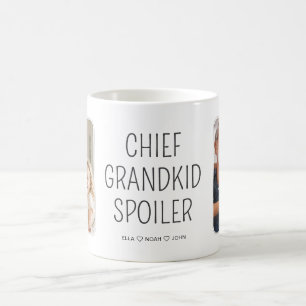 Chief Grandkid Spoiler Funny Photo Coffee Mug