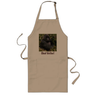 CHIEF GRILLER Mountain Gorilla Fun BBQ Apron