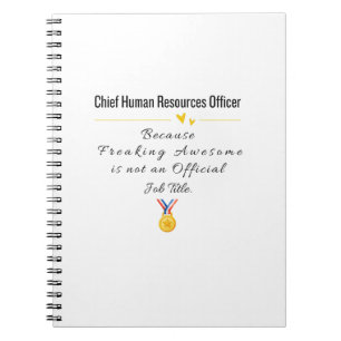 Chief Human Resources Officer Notebook