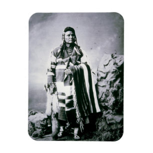 Chief Joseph (1840-1904) c.1880 (b/w photo) Magnet