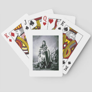Chief Joseph (1840-1904) c.1880 (b/w photo) Playing Cards
