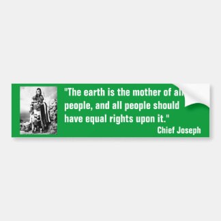 Chief Joseph Bumper Sticker