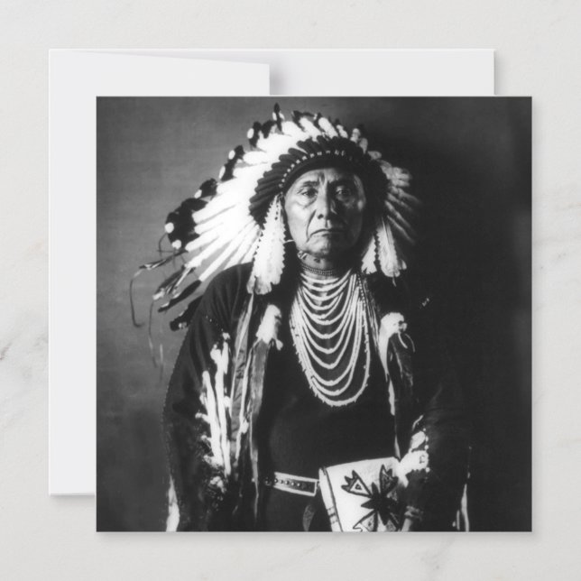 Chief Joseph Magnetic Invitation (Front)