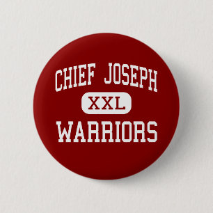 Chief Joseph - Warriors - Middle - Bozeman Montana 6 Cm Round Badge