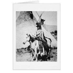 'Chief Looking Glass', c.1875 (b/w photo)