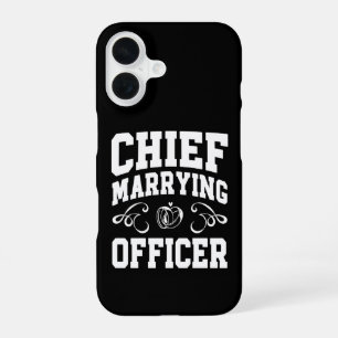 Chief Marrying Officer - Wedding Officiant Designs iPhone 16 Case