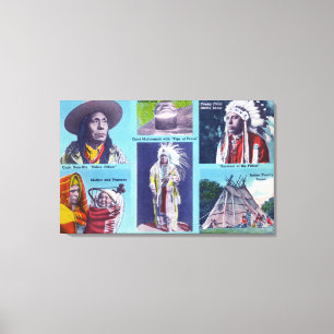 Chief Multnomah, Capt. Som-Kin Canvas Print