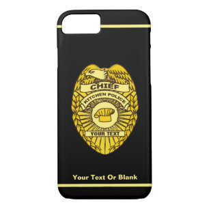 Chief Of Kitchen Police Badge iPhone 8/7 Case