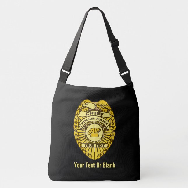 Chief Of Kitchen Police Badge Crossbody Bag (Front)