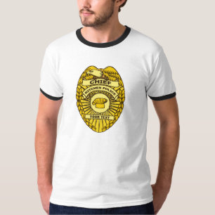 Chief Of Kitchen Police Badge T-Shirt