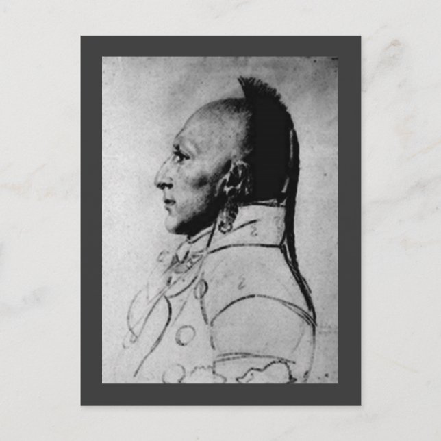 Chief of the Little Osages Postcard (Front)