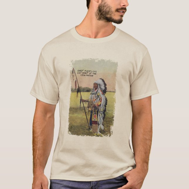 Chief Plenty Coos Crow Nation Shirt (Front)