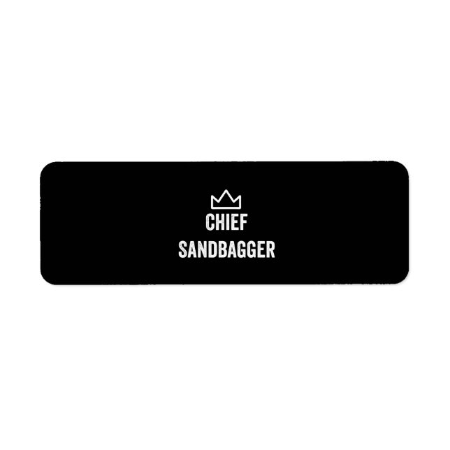 Chief Sandbagger Golf Meme Bjj Chess Sandbag (Front)