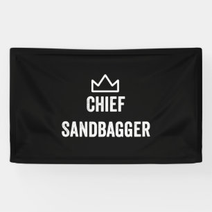 Chief Sandbagger Golf Meme Bjj Chess Sandbag Banner