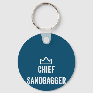 Chief Sandbagger Golf Meme Bjj Chess Sandbag Key Ring