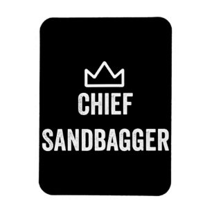 Chief Sandbagger Golf Meme Bjj Chess Sandbag Magnet